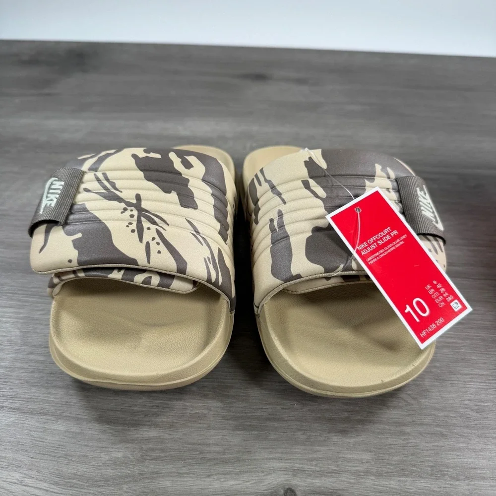 Nike Offcourt Adjust Slide Men's Size 10 Camo Color Slip On Sandal HF1438-200